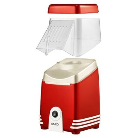 macchina per popcorn 1200w bianca/rossa - FMP350 - Simeo