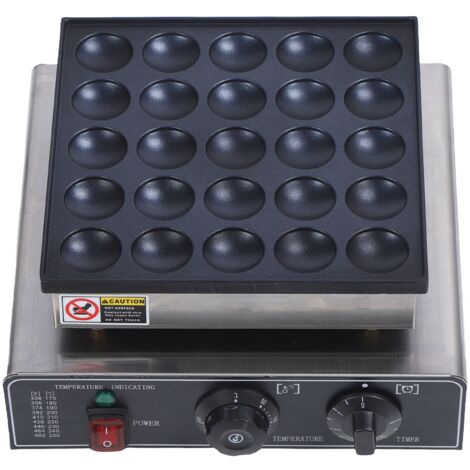 Macchina per waffle elettrica, padella per pancake, stampo per waffle in ferro, 950 W, per cucinare in cucina