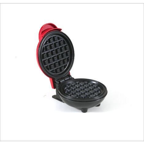 nero 750 W rimovibile Plasaig Macchina per waffle elettrica 6 in 1 temperatura regolabile rivestimento antiaderente 