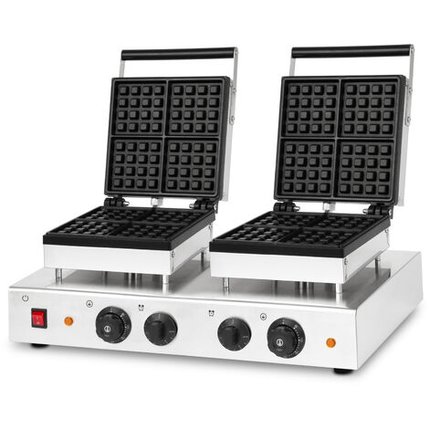 Macchina waffle belga doppia 8 cialde alla volta – VERTES