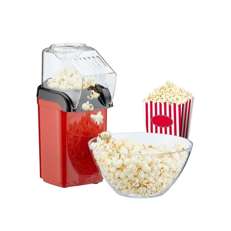 Macchina Pop Corn Elettrica Aria Calda 1200W Senza Olio Pop Corn Snak Maker