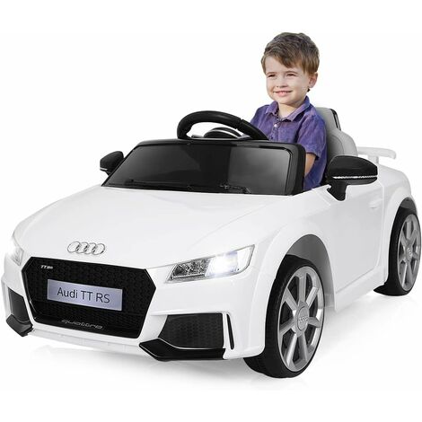 Macchinina per Bambini, Auto Macchina Elettrica Giocattolo, con Luci, Suoni ,Lettore MP3 e Cintura di Sicurezza, 103x61,5x45 cm (Rosso)