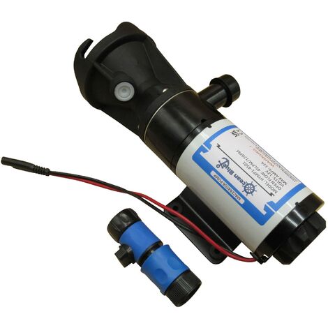 Macerator Toilet Waste Pump 12V (Sewage Grinder Bathroom WC Marine Ocean Blue)