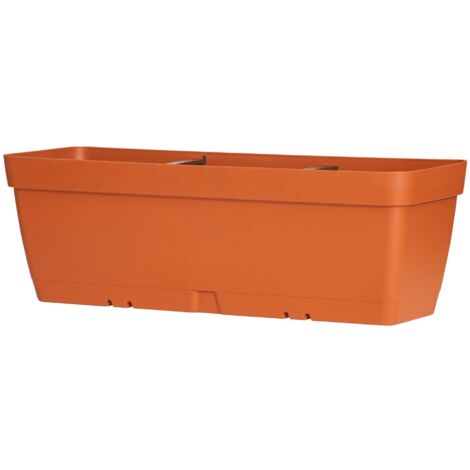 Maceta 60 cm con reserva de agua terracota