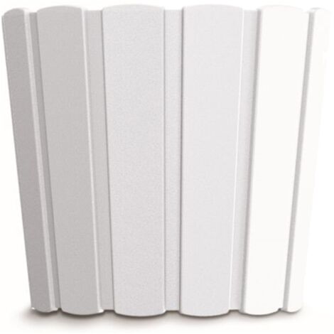 Maceta BOARDEE BASIC 1,4L., dimensiones 14,4x14,4x13 cm, color Blanco