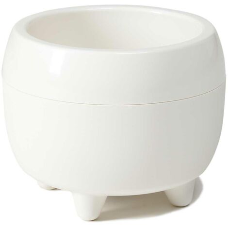 Maceta botánica color crema con patas