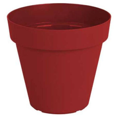 Maceta Capri 40cm Rojo Oscuro