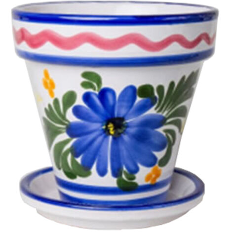 MACETA CERAMICA FLOR 36x34 CM