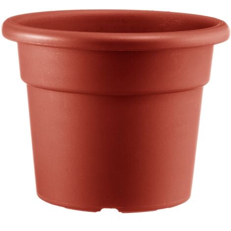Maceta cilíndrica ø cm 40 terracota