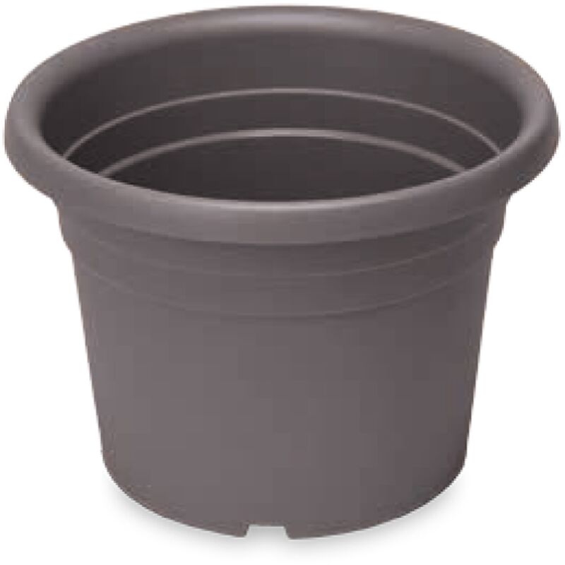 

Maceta cilindro antracita 30 x 30 x 21 cm (8,5 L) en plástico - Zanvic