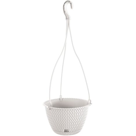 Maceta colgante Splofy Round W DSPW270 blanca Prosperplast