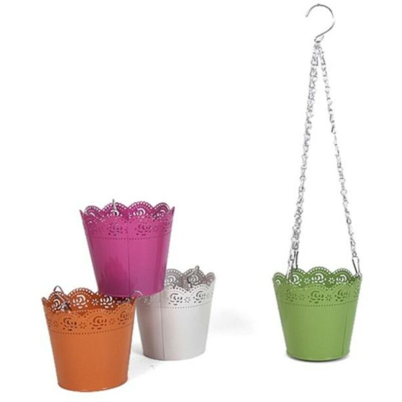 

MACETA COLGAR NICE 15.5X14X11CM 1LT 4STD Rosa