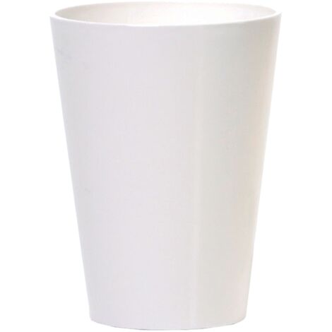 Maceta COUBI ORCHID 1,3L., dimensiones 13x13x17 cm, color Blanco