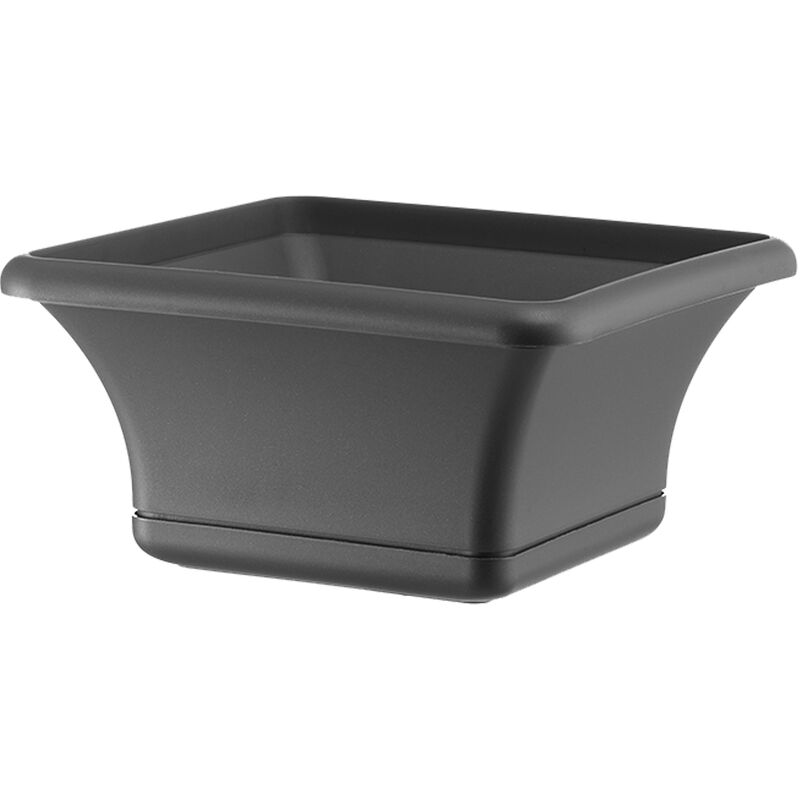 

Maceta cuadrada 30 cm CON platillo