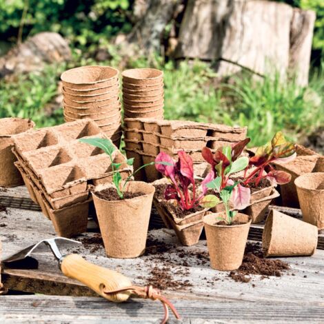 Maceta cuadrada de cultivo  16x12x5cm  4cmx48p Windhager