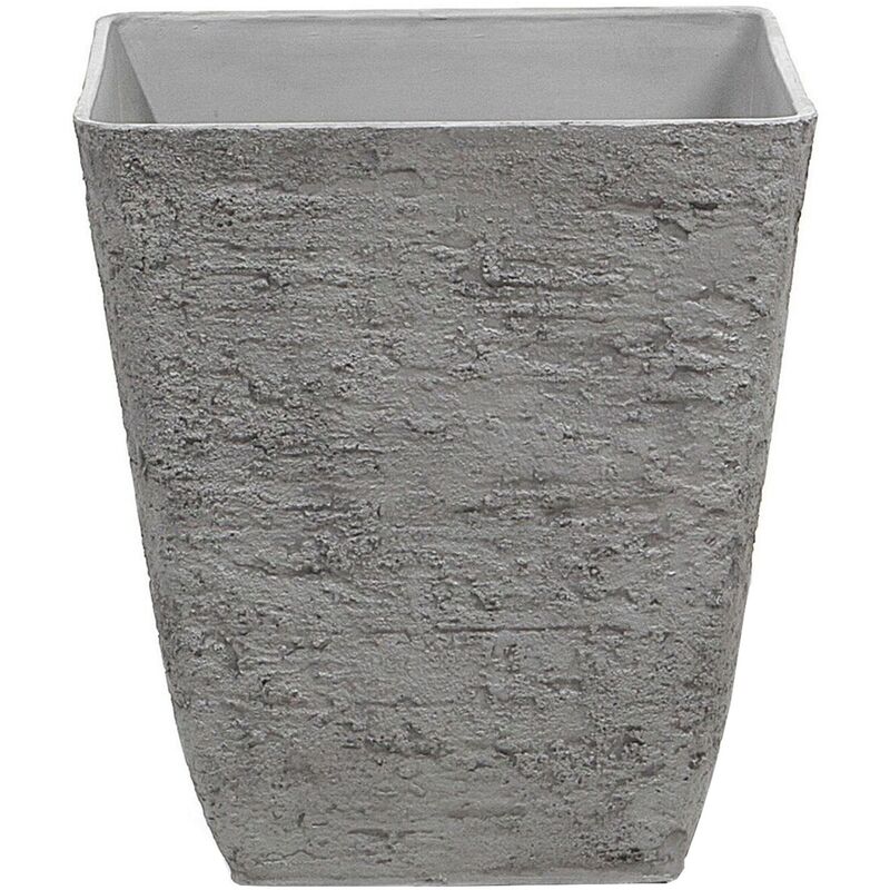 

Maceta cuadrada gris 39 x 39 x 43 cm DELOS
