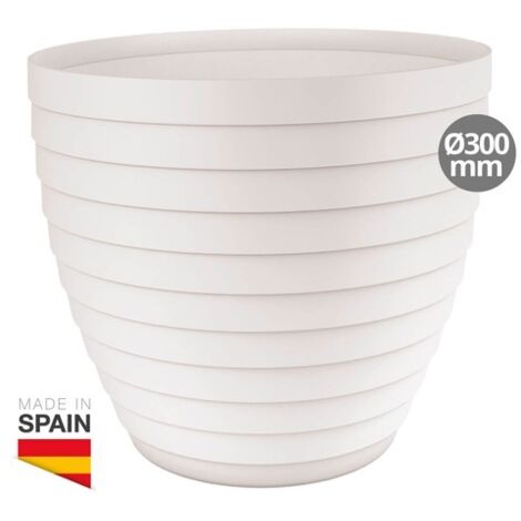 MACETA D25 CMS./BLANCO
