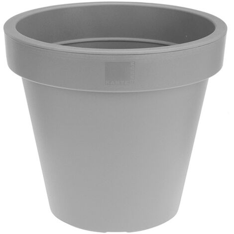 MACETA DE INYECCIÓN COLOR GRIS Ø25cm