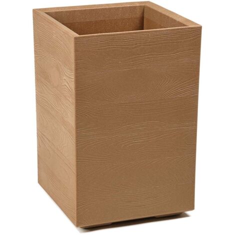 Maceta de madera Betonique ECO de 60 x 40 cm.