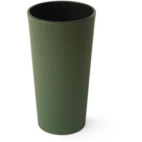 Maceta de madera Urbanika ECO verde h46 cm