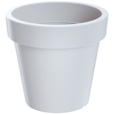 Maceta de plástico LOFLY 54L, 49x49x45 cm - Blanco