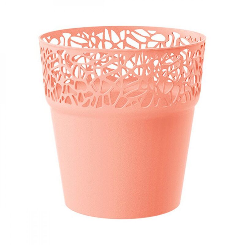 

Maceta de plastico Tree en color melocoton 17,5 (largo) x 17,5 (ancho) x 17,9 (alto) cm