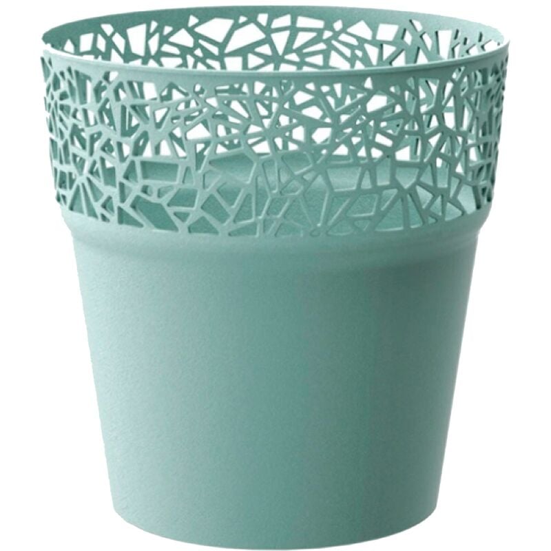 

Maceta de plastico Tree en color verde 17,5 (largo) x 17,5 (ancho) x 17,9 (alto) cm