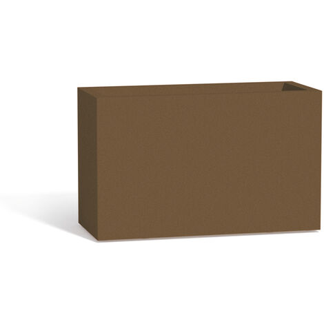 Maceta de polímero MonacisFlowerpot Bronce - Cm 80X35X50 H