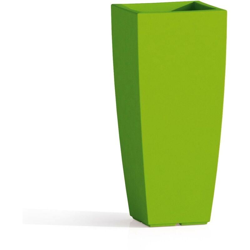 

Maceta de resina cuadrada mod. Agave 33x33 cm h 70 verde