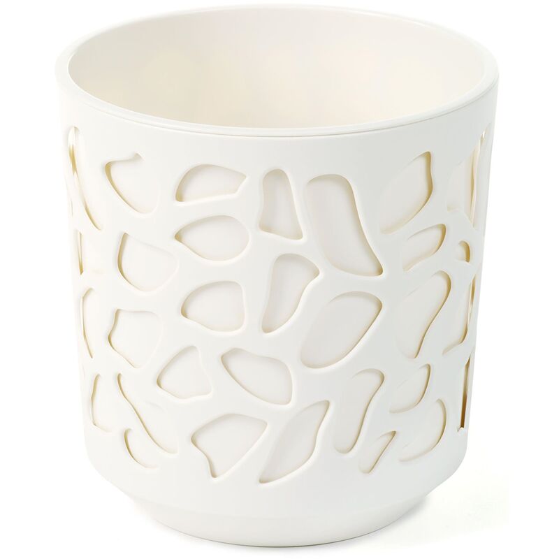 

Maceta DUET 300 mm - Crema y Crema