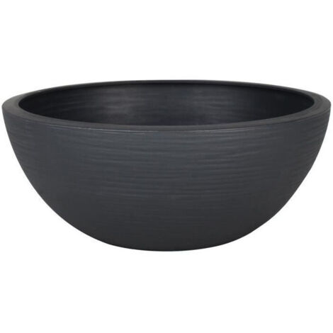 Maceta EDA 547020 Gris Antracita Plástico Ø 30 cm