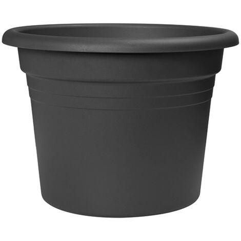 MACETA EXT. MEDITERRAN ANTRACITA - 25 CM