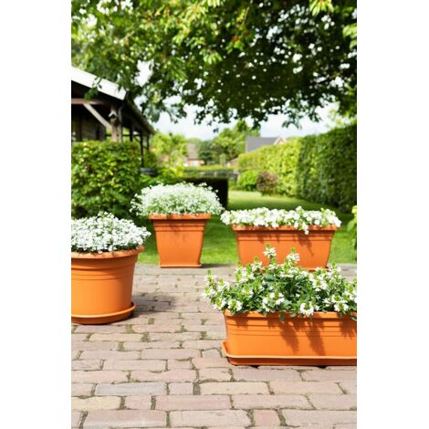 MACETA EXT. MEDITERRAN ANTRACITA - 30 CM