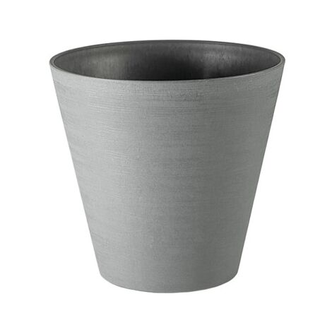 Maceta Hoop Eco Green  25 cm - Gris claro