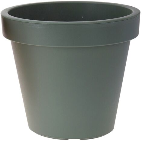 Maceta inyeccion verde ø 25cm EDM 74828