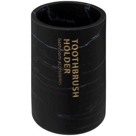 Maceta léa de algodón negro efecto mármol - 5five