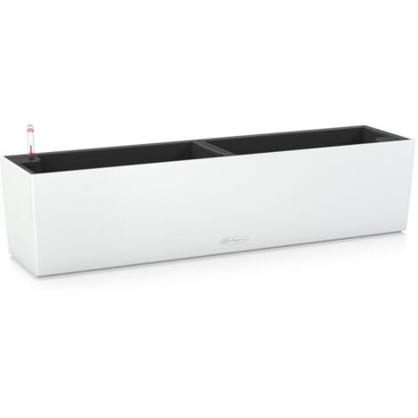 Maceta Lechuza Blanco Polipropileno Rectangular