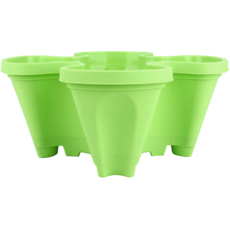 Maceta – Maceta para plantas ornamentales – PP resistente y biodegradable – Tamaño 35 x 35 x 15 cm – 1 unidad incluida