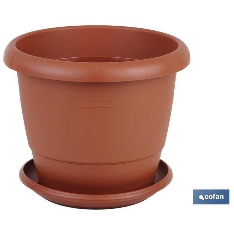 

MACETA MARRON MODELO GARDENIA 30X25+ PLATO 24 cm venta unitaria