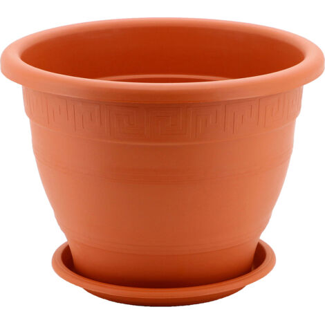Maceta Mediterránea PVC 40 cm x 32 cm Terracota