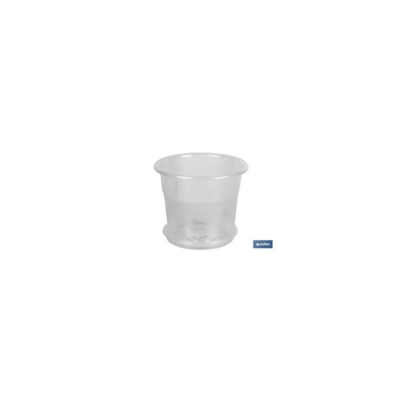 

Maceta orquidea transparente 235x20mas plato 20cm venta unitaria