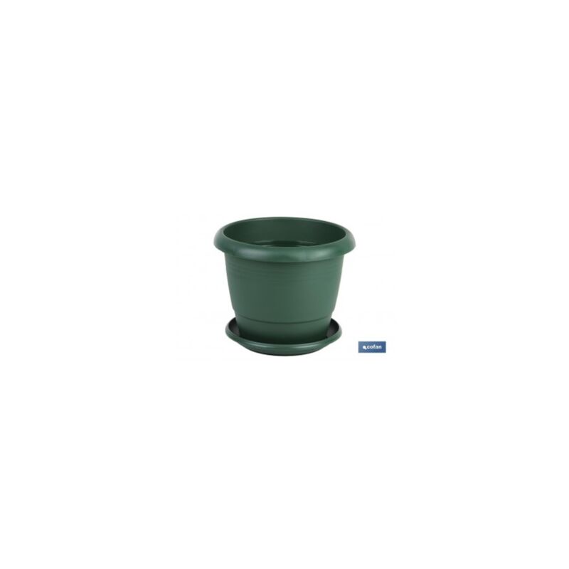 

Maceta verde modelo gardenia 22x18masplato185cm venta unitaria