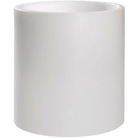 WELLHOME Maceta modelo "agila" Ø50x100 blanco