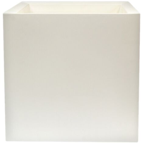 Maceta modelo "cubo dan-i" 95L blanco