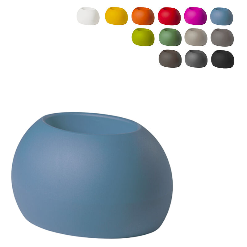

Maceta ovalada de diseño moderno Blos Pot | Color: Azul Marino - Slide
