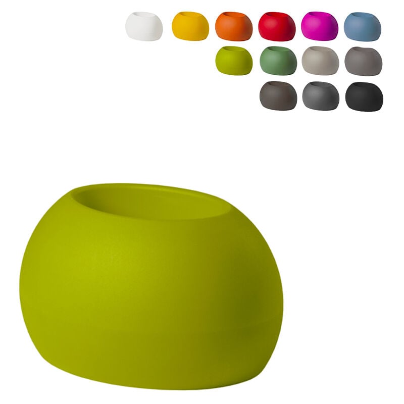 

Maceta ovalada de diseño moderno Blos Pot | Color: Verde - Slide