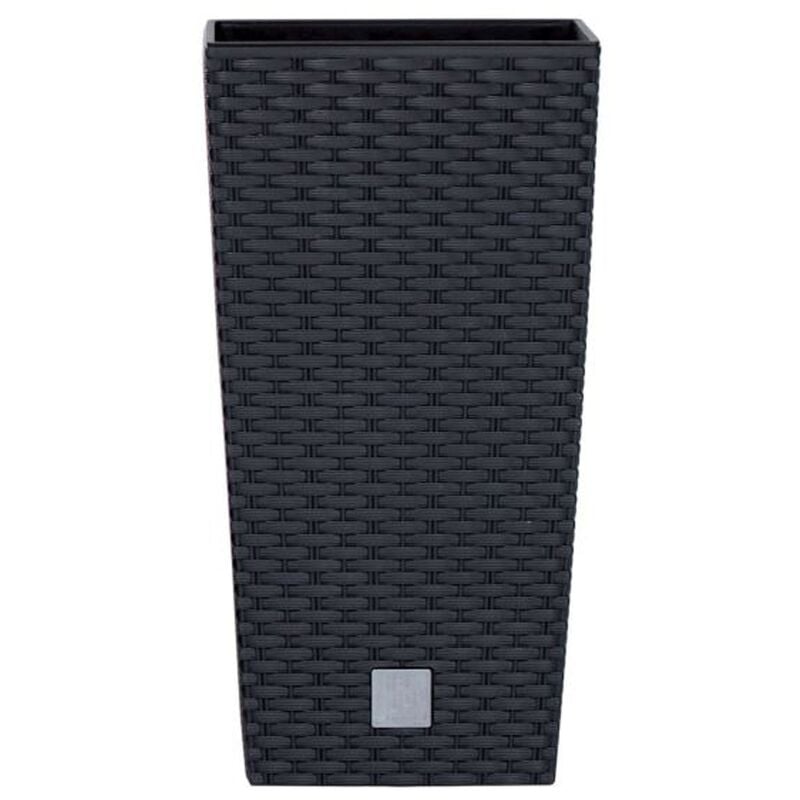 

Prosperplast - Maceta Rato de 26,6 litros con inserto 26,5 x 26,5 x 50 cm en color antracita