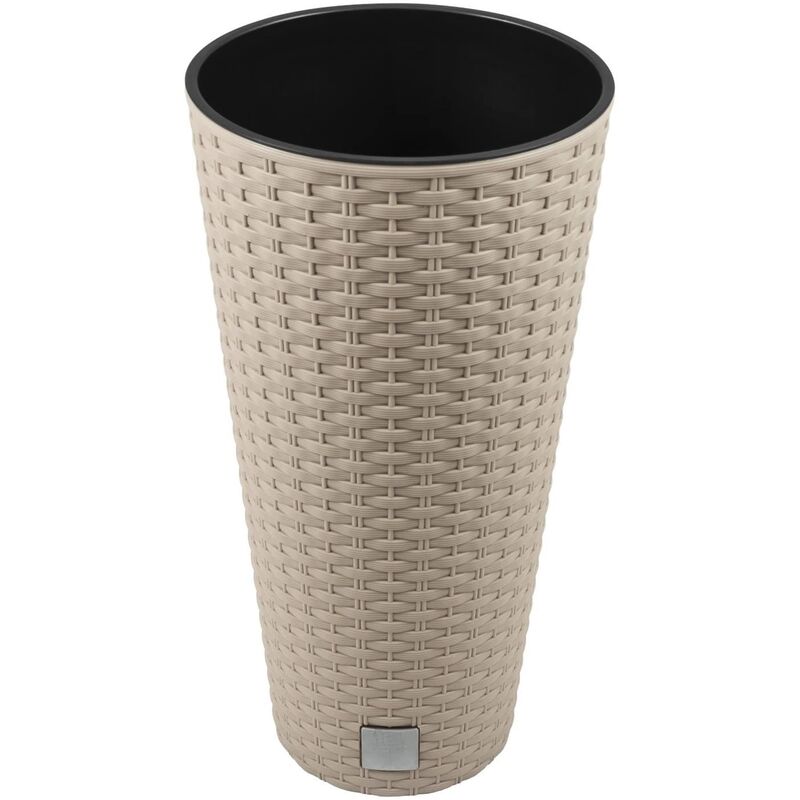

Prosperplast - Maceta Rato de 64 litros con inserto 40 x 40 x 76,3 cm en color mocca