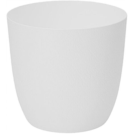 Maceta reciclada Turo 17 blanca FORM-PLASTIC