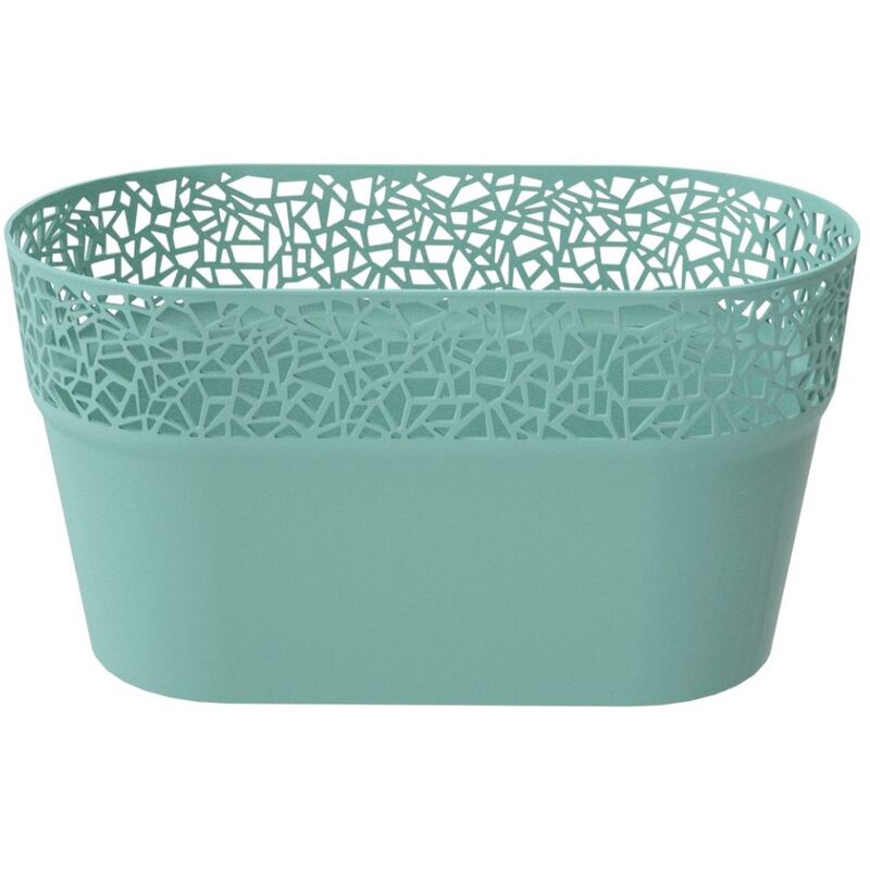 

Prosperplast - Maceta rectangular de plastico Tree en color salvia 27,5 (largo) x 14,5 (ancho) x 14,8 (alto) cm